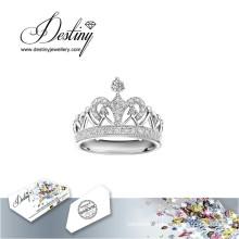 Destiny Jewellery Crystal From Swarovski Ring Crown Ring